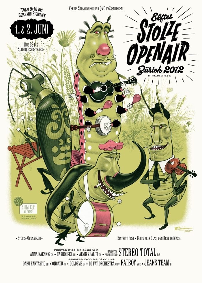 Stolze Openair 2012 Festivalplakat