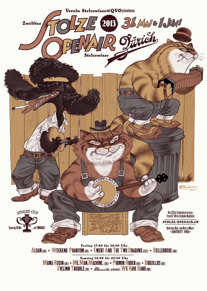 Stolze Openair 2013 Festivalplakat
