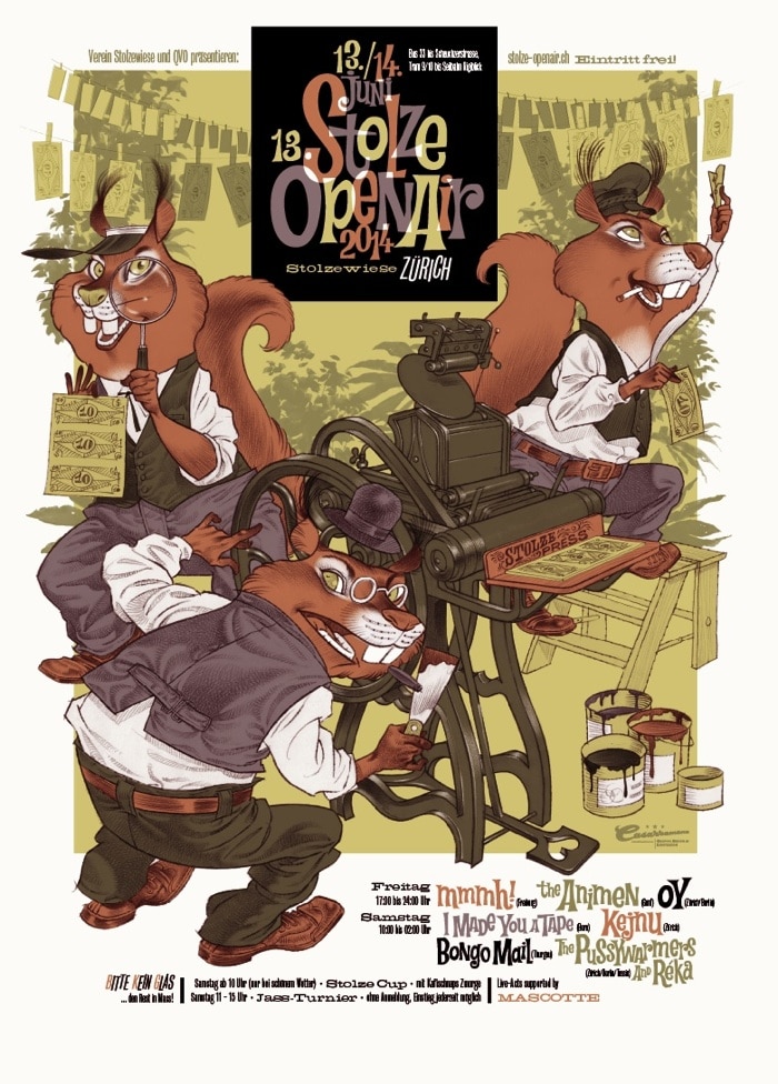 Stolze Openair 2014 Festivalplakat