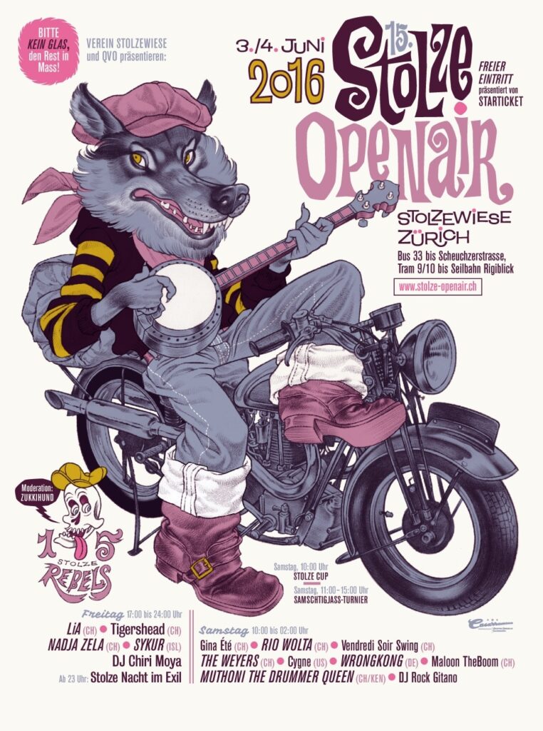 Stolze Openair 2016 Festivalplakat