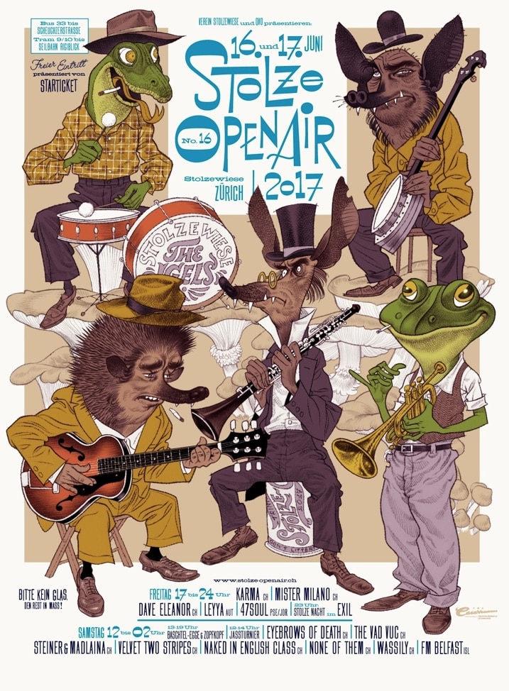 Stolze Openair 2017 Festivalplakat